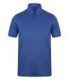 H460 Henbury Slim Fit Stretch Microfine Piqué Polo Shirt Royal Blue colour image